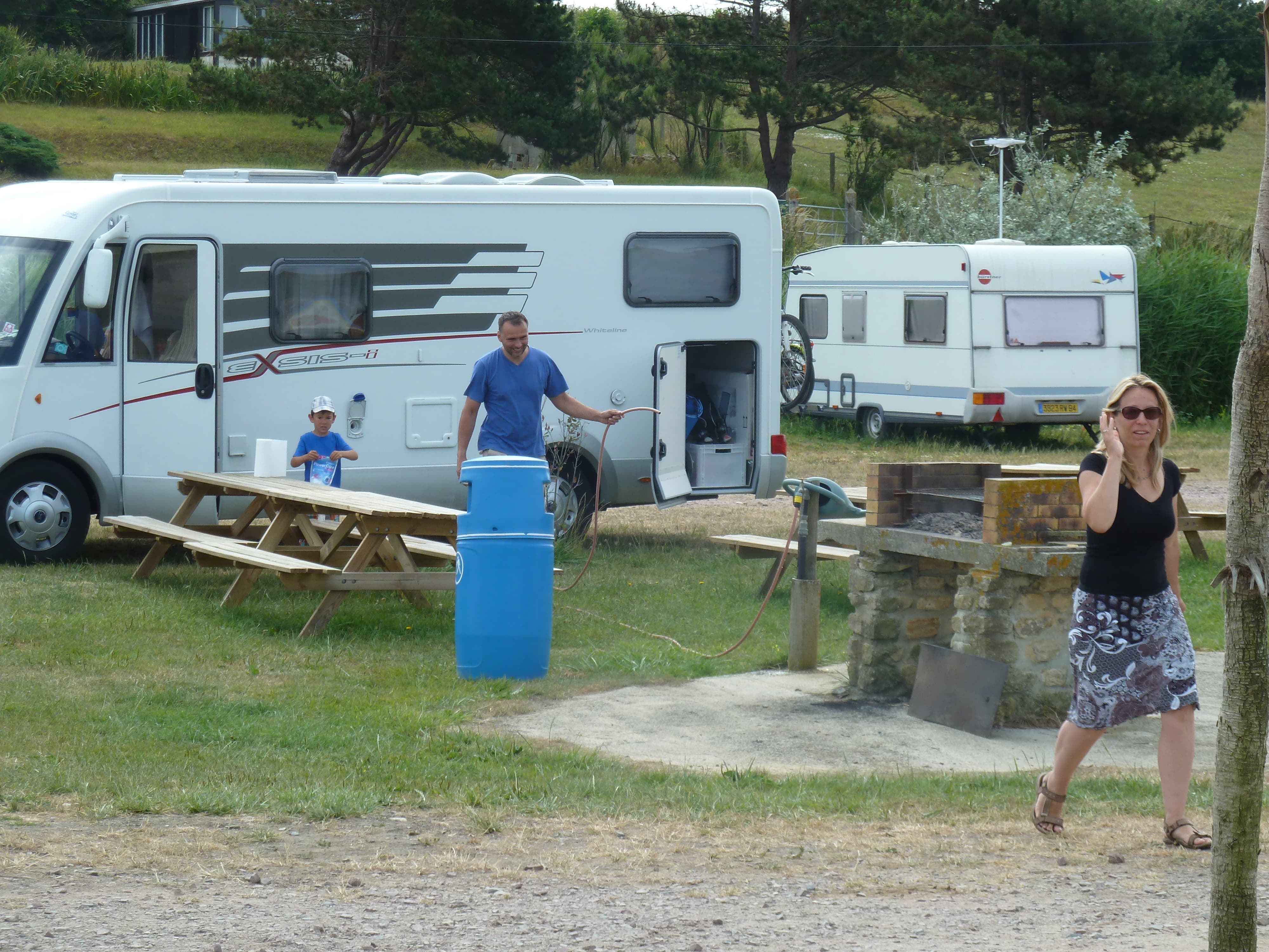 Camping Car Vacances En Famille Camping Le Pont Du Hable Normandie Grandcamp Maisy